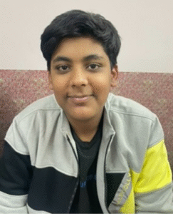 Delhi student practicing French speaking skills in classroom